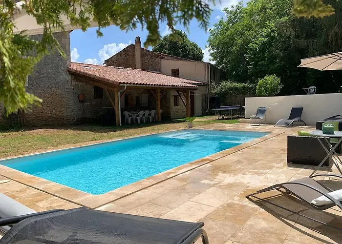 別荘 Domaine Lilas - En Pierre Piscine Privee